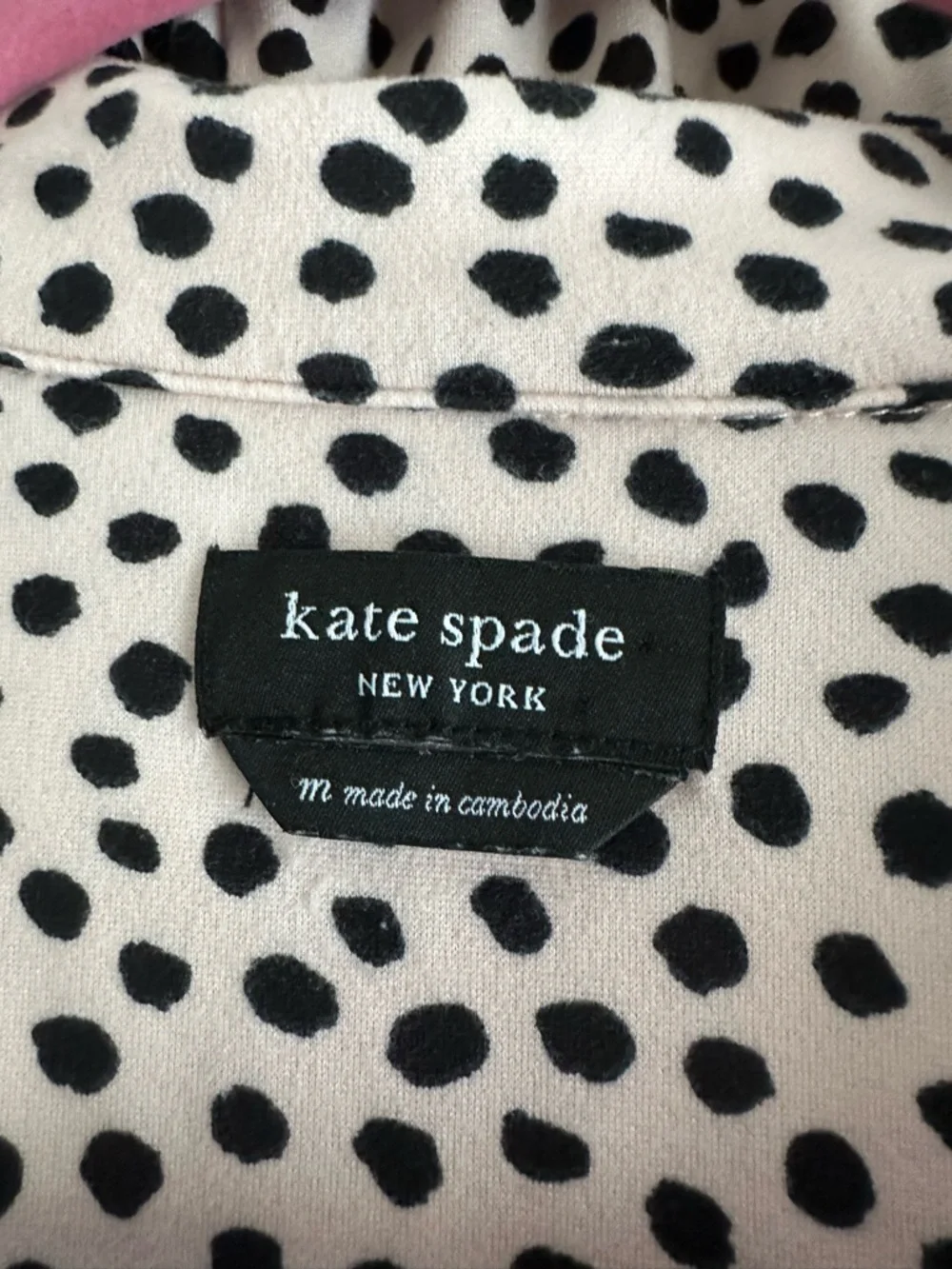 Kate‎ Spade • Flamingo Dot Pajama Sleep Set Pink/Black